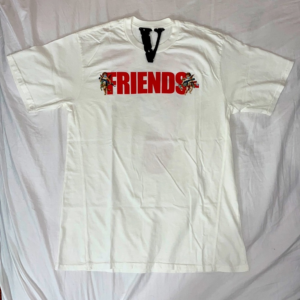 Vlone Friends tee, white, brand new, size Medium.